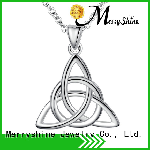 925 sterling silver necklace celtic a new mom Merryshine