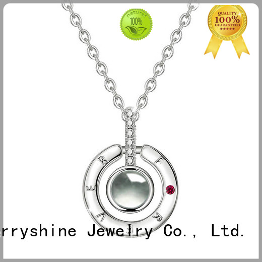 High-quality silver locket necklace necklace factory for dresses