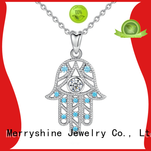 Merryshine triangle real sterling silver chain Supply for filipiniana attire