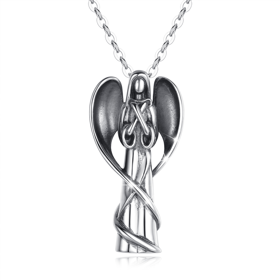 Guardian Angel Series Memorial Urn Pendant Cremation Jewelry Ashes Keepsake Necklace