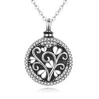 Memorial Jewelry Sterling silver Cremation Urn ash Necklace Pendant cremation jewelry