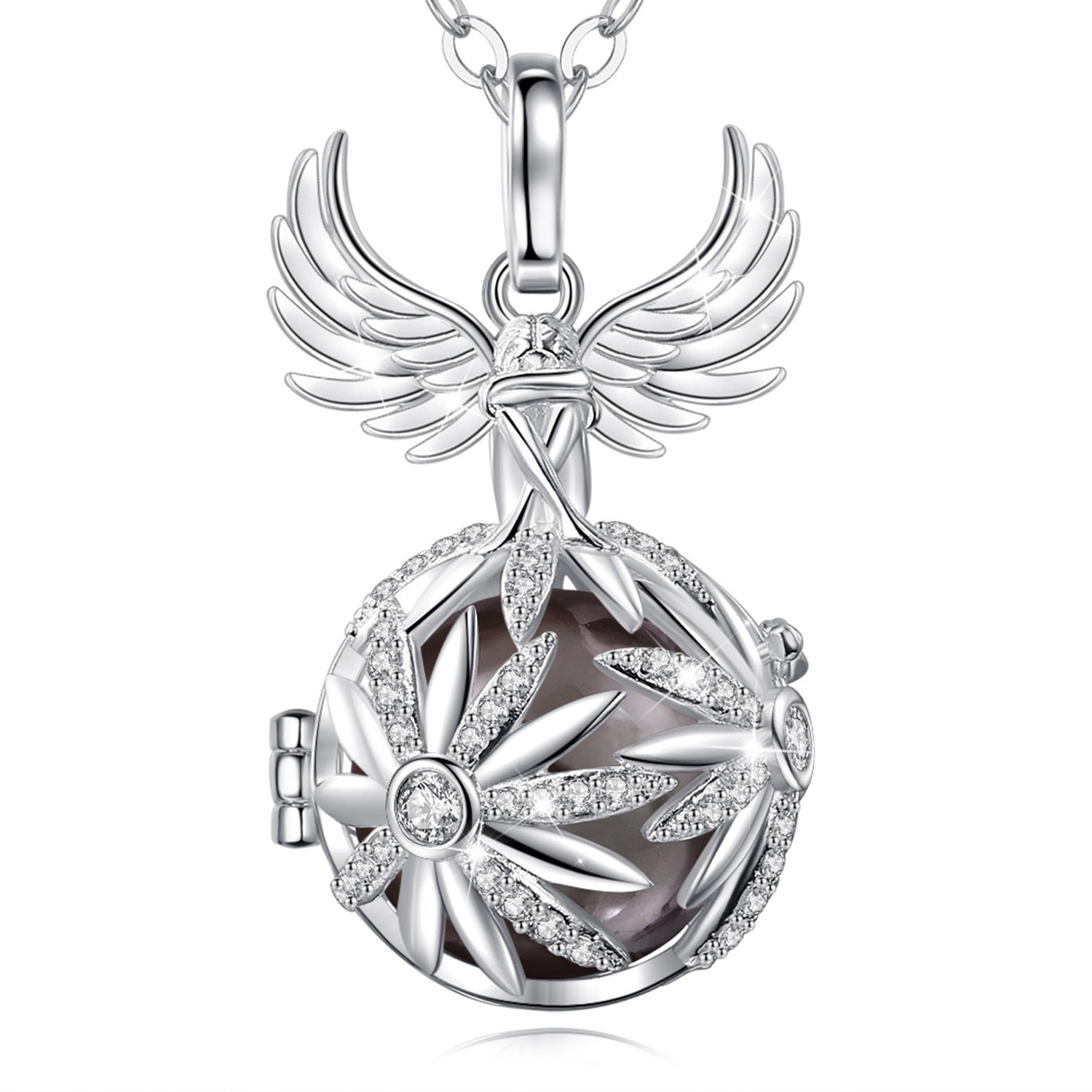 Merryshine Jewelry Musical Sound Harmony Ball Pendant Necklace Rave