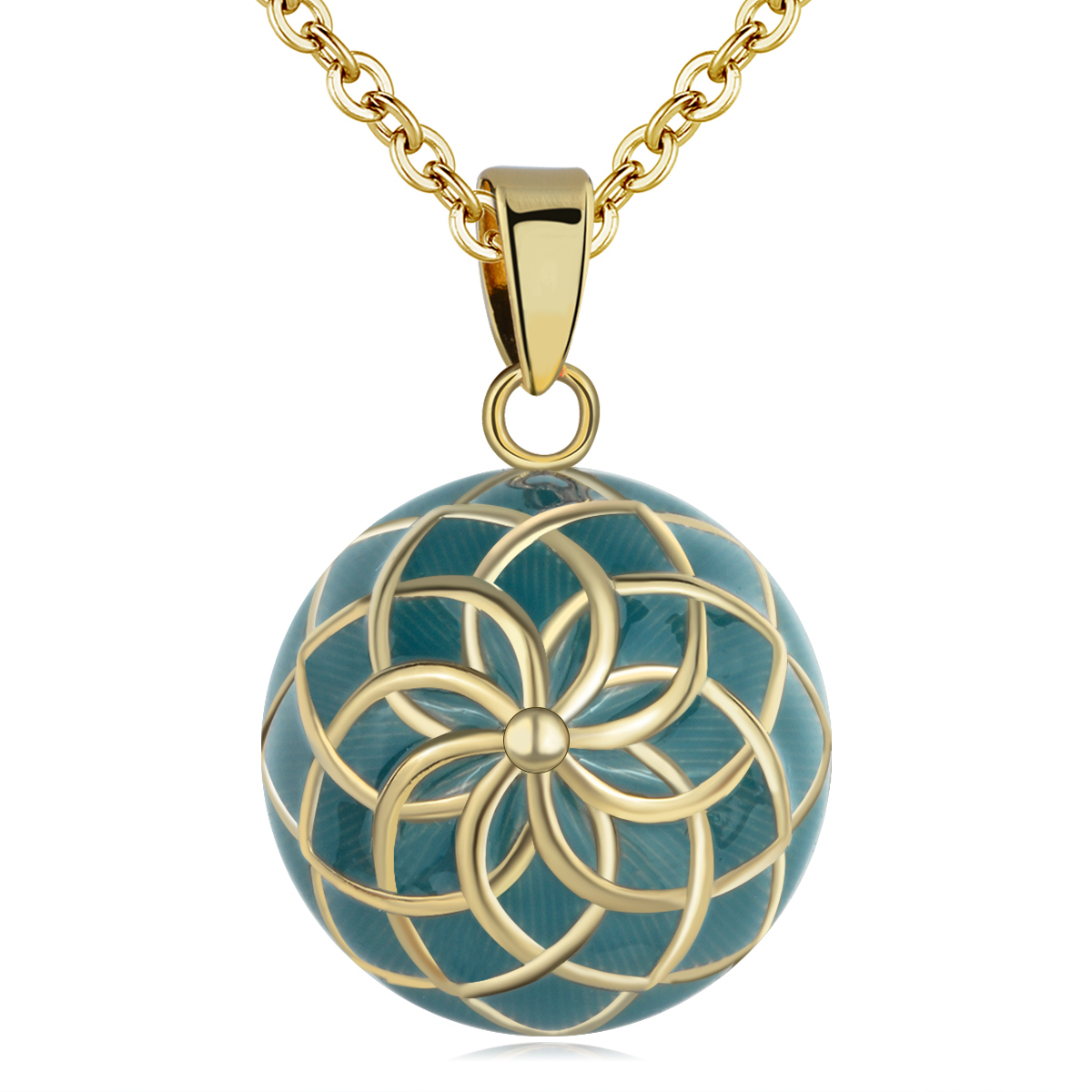 Merryshine Jewelry Best Selling Vintage Design Angel Caller Pregnancy Bola Harmony Balls Necklace