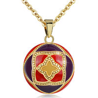 Merryshine Jewelry Mexico Bola Ball Angel Sound Harmony Bell Necklace Pendant For Pregnancy Women