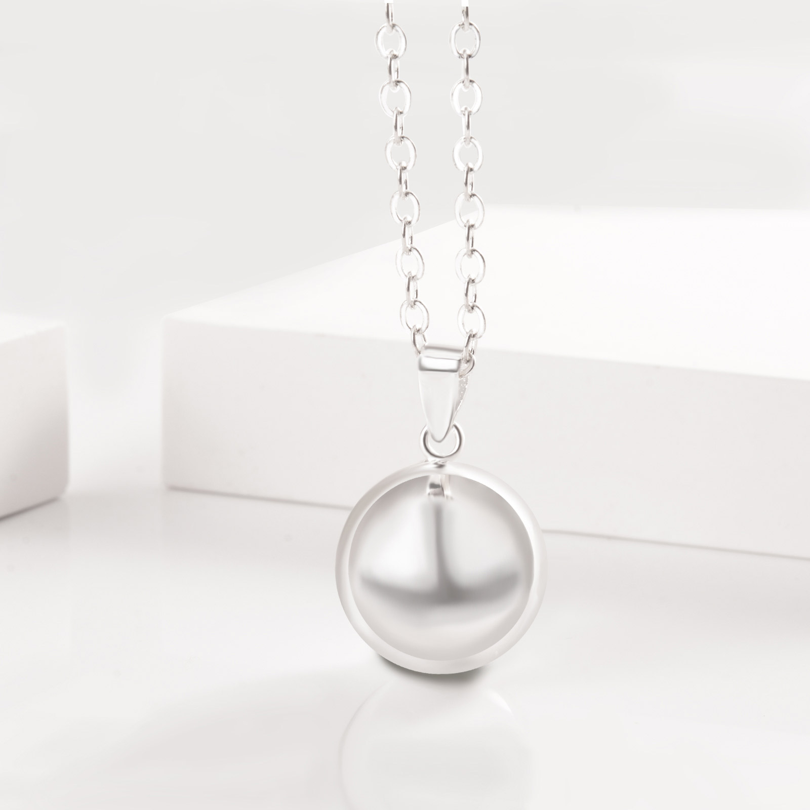 Wholesale Harmony Sterling Sliver Charms Bola Ball Necklace Prouds Angel...