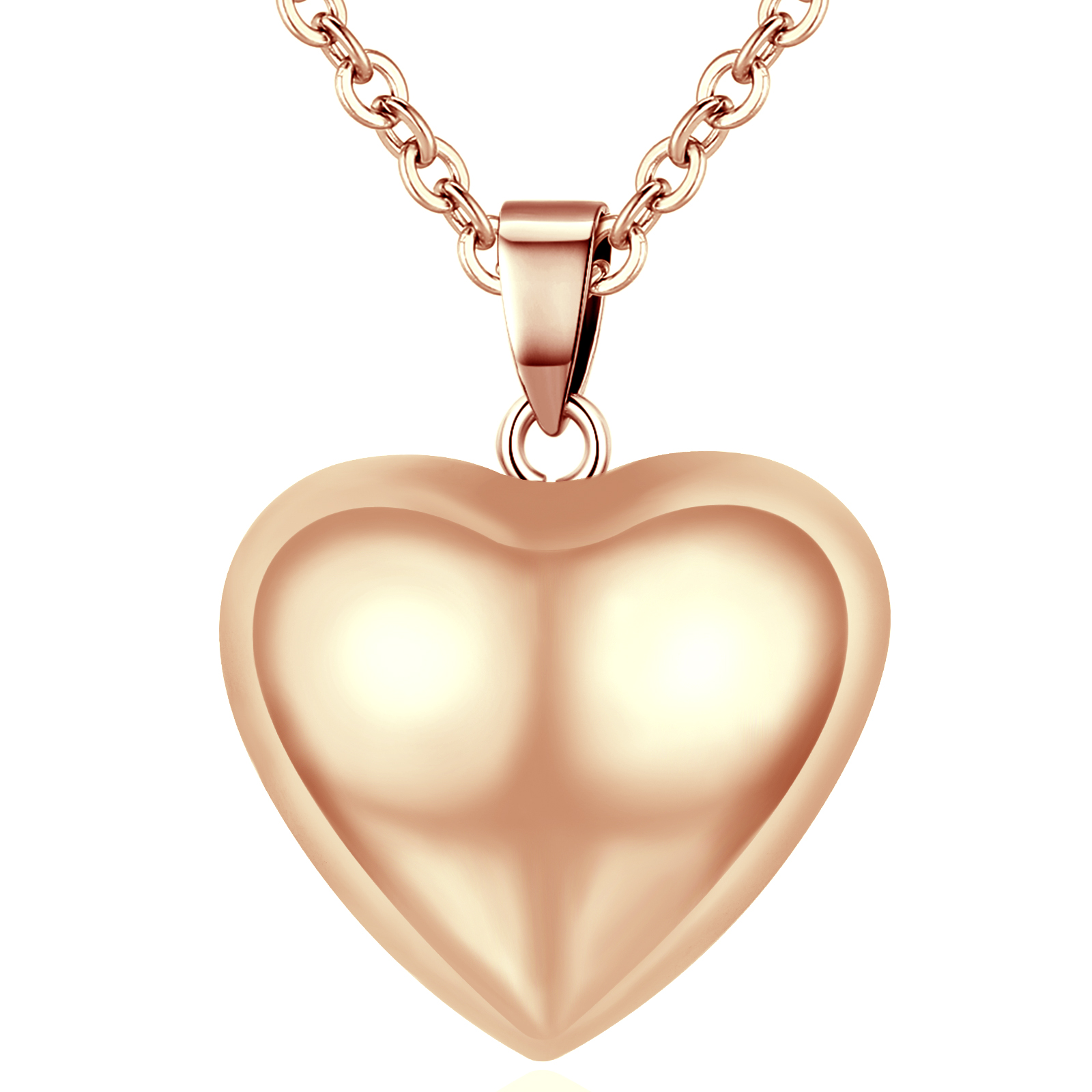 Merryshine Jewelry Rose Gold Heart Colgante Llamador De Angeles Angel Callers Ball Necklace