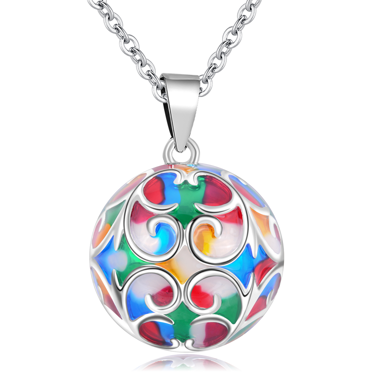 Merryshine Jewelry Beautiful Colorful Harmony Chime Ball Necklace For Pregnancy