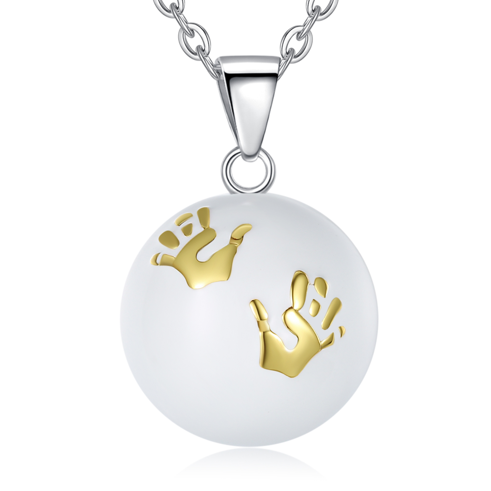 Merryshine Jewelry Angel Chime Caller Sound Bell Mexico Harmony Ball Necklaces for Pregnant Woman