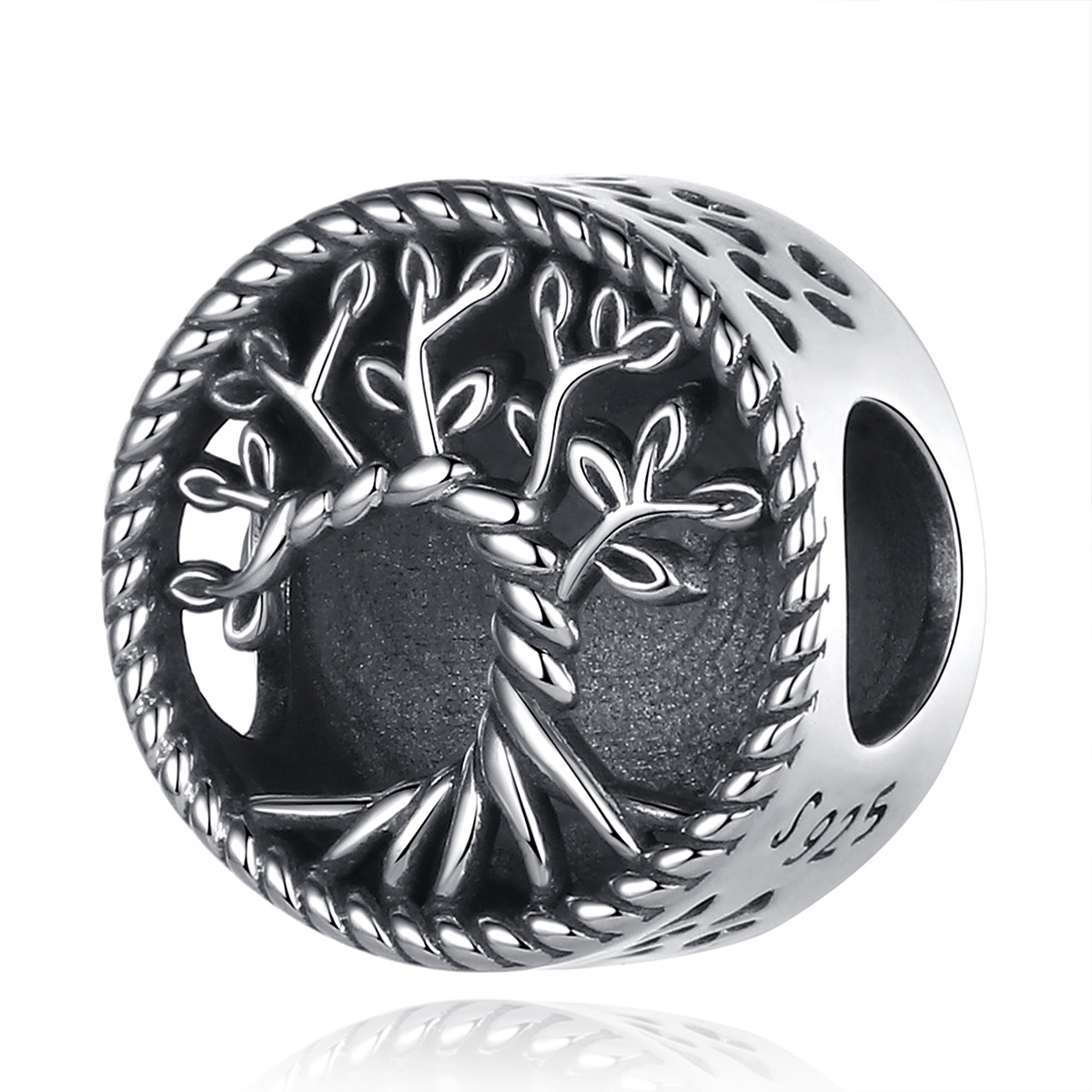 Merryshine vintage tree of life design charms 925 sterling silver jewelery beads for jewelry making