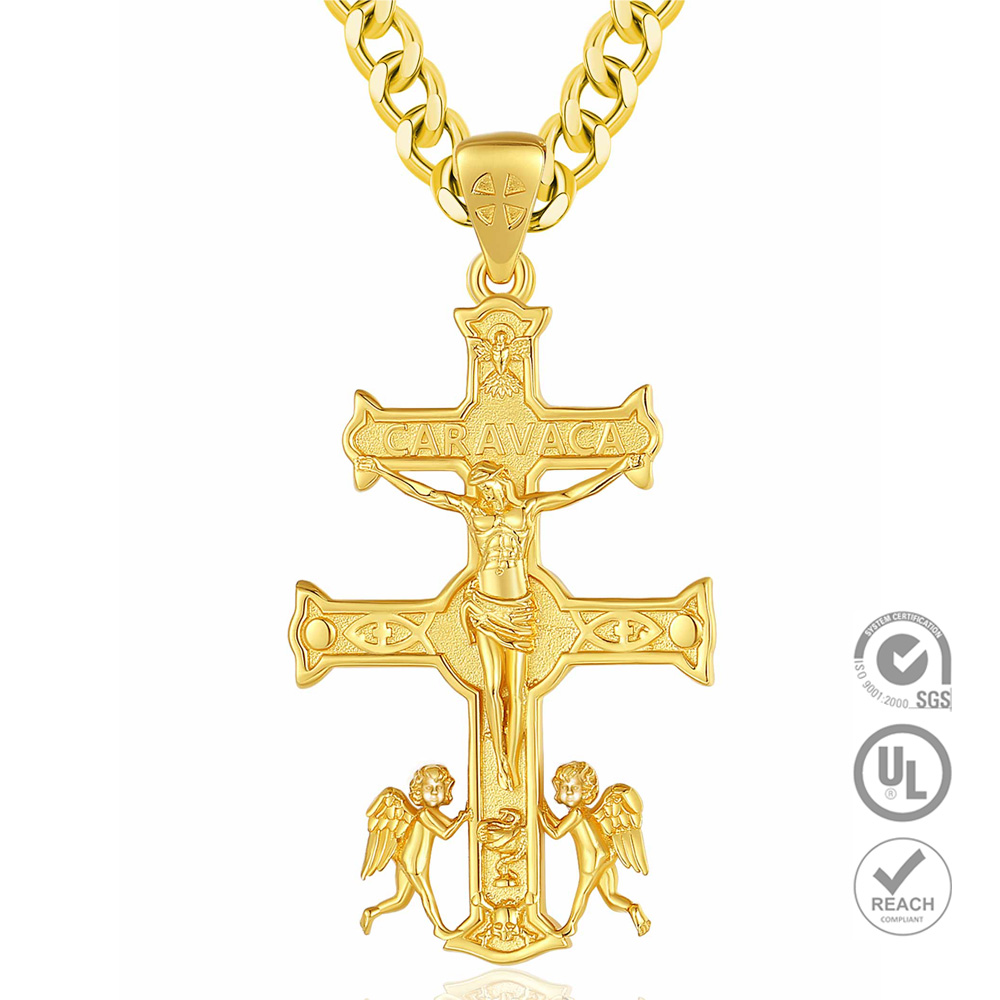 Caravaca Cross Pendant Necklace