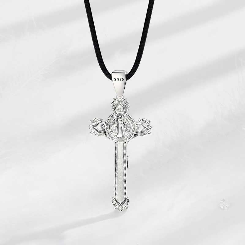 Wholesale Religious Jewelry Merryshine's 925 Sterling Silver Cross Jesus Pendant